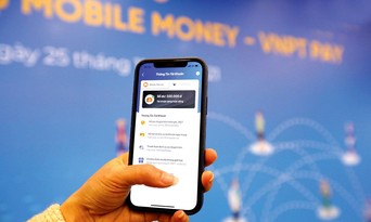  Đến cuối tháng 3/2022, có hơn 1,1 triệu khách hàng đăng ký và sử dụng dịch vụ Mobile Money. Ảnh VNPTPay