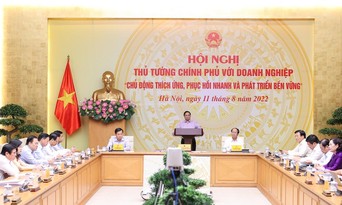  Thủ tướng Chính phủ Phạm Minh Chính phát biểu khai mạc Hội nghị (ảnh: CP)