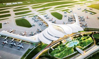  Tổng công ty Cảng hàng không Việt Nam sẽ tổ chức lựa chọn tổng thầu EPC phần thân nhà ga hành khách sân bay Long Thành trong tháng 9/2022. Ảnh: Song Lê