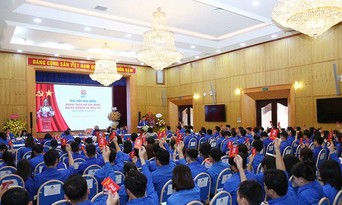  Đại hội đại biểu Đoàn Thanh niên Cộng sản Hồ Chí Minh Bộ Kế hoạch và Đầu tư diễn ra trong ngày 15 và 16/8. (Ảnh: MPI)