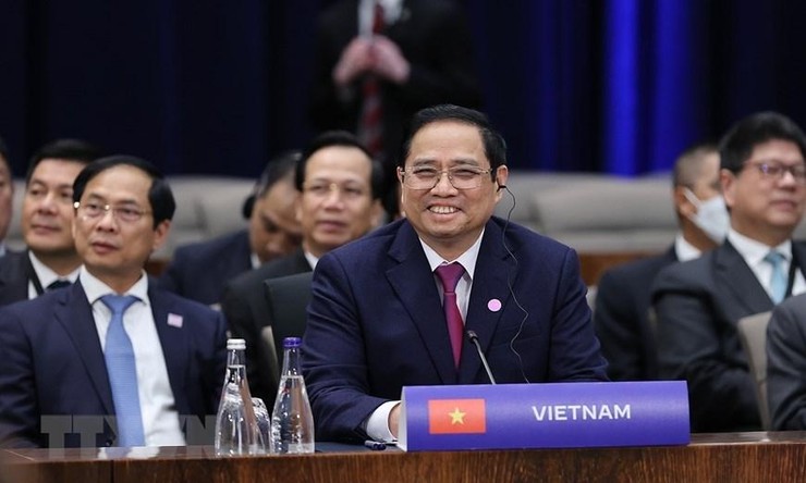  Thủ tướng Chính phủ Phạm Minh Chính dự Hội nghị cấp cao đặc biệt ASEAN-Hoa Kỳ. Ảnh: TTXVN