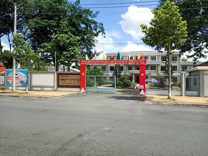 Trụ sở Huyện ủy Phụng Hiệp. Ảnh: Internet