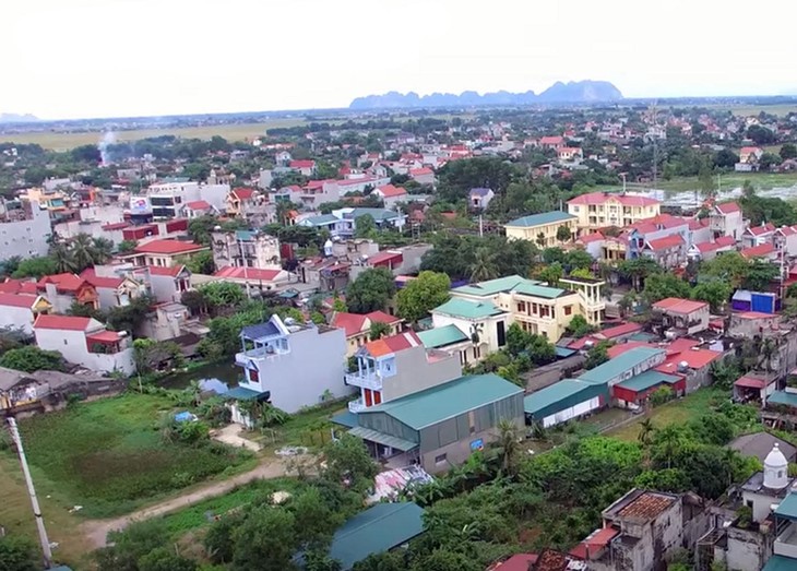 Gói thầu bị kiến nghị thuộc Dự án Hạ tầng kỹ thuật khu dân cư Đầm Bối, thôn Tân Minh, thị trấn Triệu Sơn, huyện Triệu Sơn, tỉnh Thanh Hóa. Ảnh: Xuân Mai