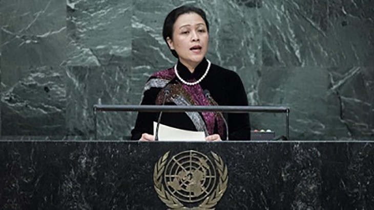 Đại sứ Nguyễn Phương Nga, Trưởng Phái đoàn đại diện thường trực Việt Nam tại Liên Hợp Quốc. Ảnh: UN