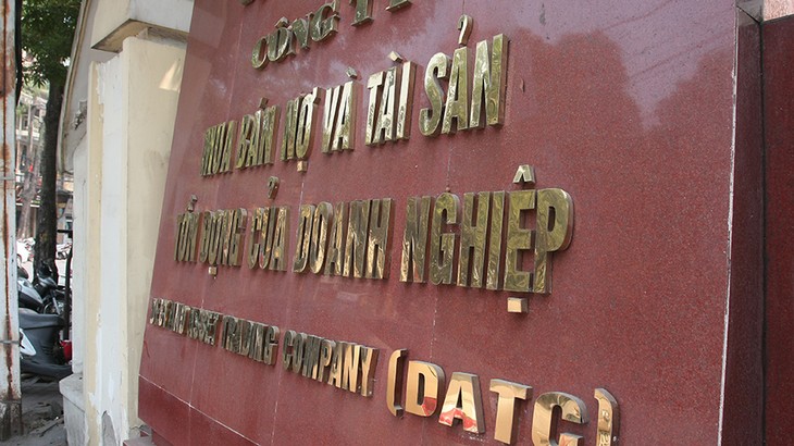 DATC vừa ra thông báo bán đấu giá khoản nợ phải thu tại Công ty CP Thép Thuận Phát. Ảnh: Tường Lâm
