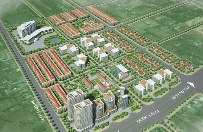 Phối cảnh dự án Khu đô thị mới Phú Mỹ. Ảnh chỉ mang tính minh họa. Nguồn Internet