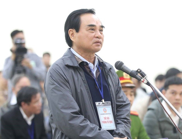 Cựu Chủ tịch Đà Nẵng Văn Hữu Chiến tại tòa sơ thẩm.