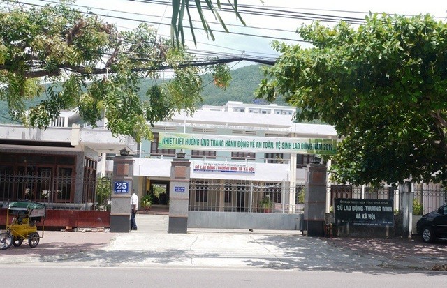Sở LĐ-TB&XH tỉnh Bình Định, nơi ông Trương Hải Ân từng công tác.