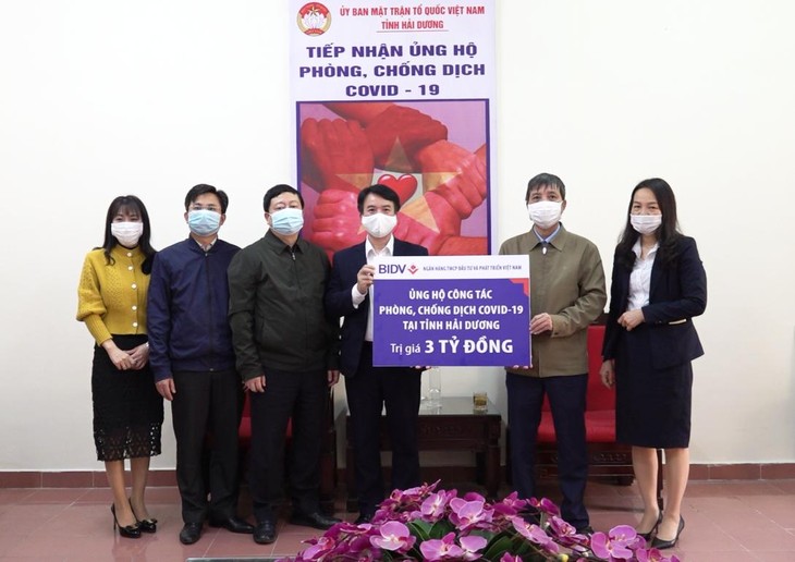 BIDV ủng hộ 4 tỷ đồng phòng, chống dịch COVID-19 tại Hải Dương, Quảng Ninh