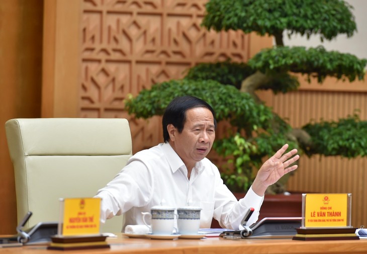 Phó Thủ tướng Lê Văn Thành: Đổi mới tư duy, phương pháp, cách làm để đảm bảo tiến độ xây dựng sân bay Long Thành. Ảnh VGP