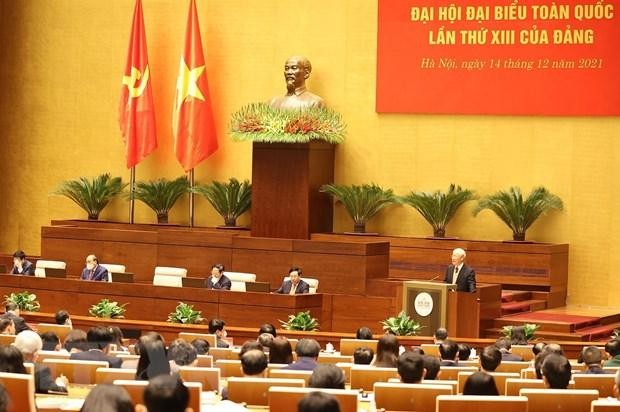 Hình ảnh toàn cảnh Tổng Bí thư Nguyễn Phú Trọng phát biểu chỉ đạo hội nghị. Ảnh: TTXVN