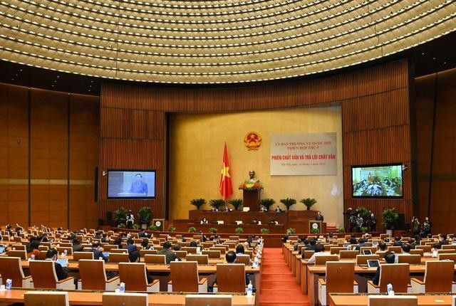 Ủy ban Thường vụ Quốc hội chất vấn Bộ trưởng Trần Hồng Hà