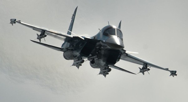 Máy bay Su-34 với các vũ khí hiện đại như tên lửa Kh-31, Kh-59. Ảnh:Sputnik.