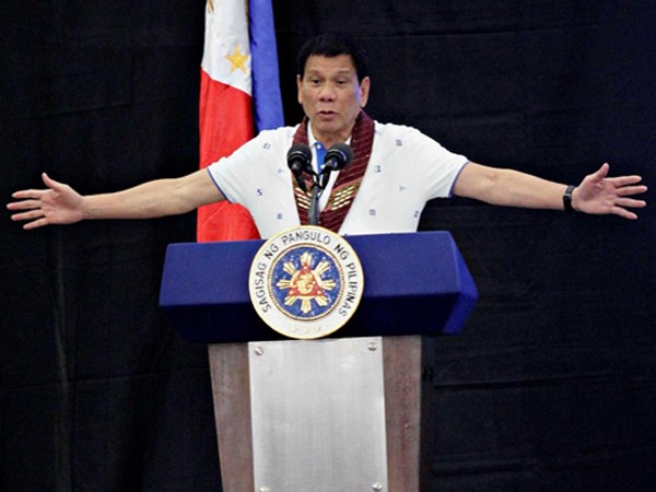 Tổng thống PhilippinesRodrigo Duterte. Ảnh:Reuters