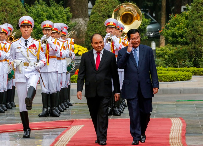 Chuyến thăm chính thức Việt Nam của Thủ tướng Vương quốc Campuchia Hun Sen đã thành công tốt đẹp. Ảnh: Việt Dũng