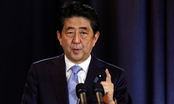 Thủ tướng Nhật Bản Shinzo Abe. Ảnh:Reuters.