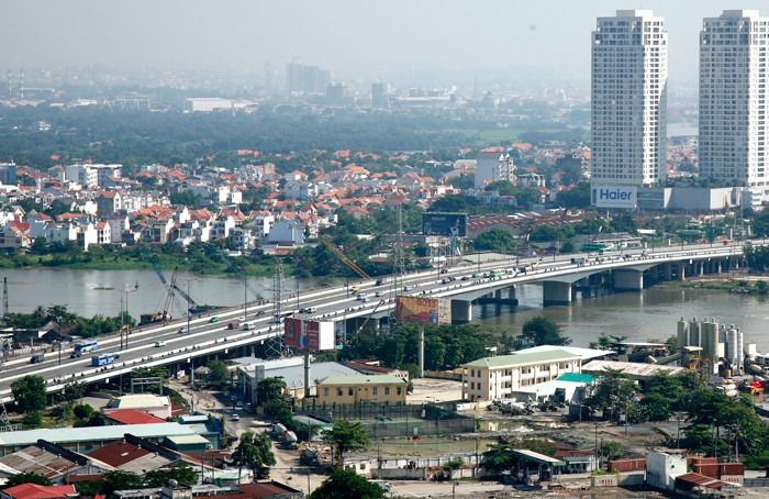 Cầu Sài Gòn 2 là một trong những dự án gắn với tên tuổi Công ty CP Xây dựng Hạ tầng CII. Ảnh: Đinh Tuấn