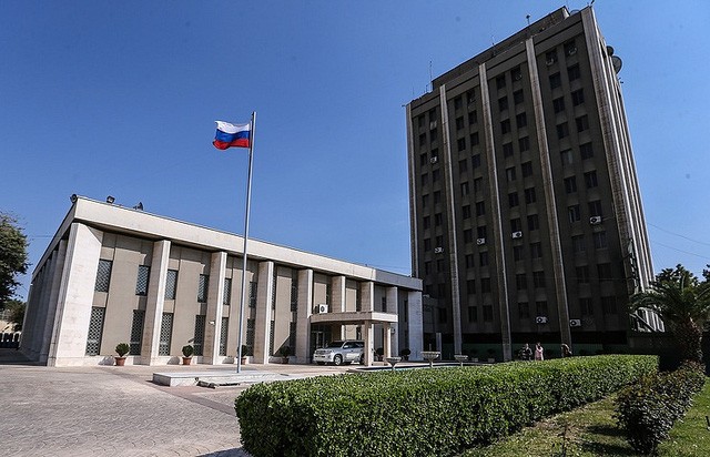 Đại sứ quán Nga tại Syria (Ảnh: TASS)