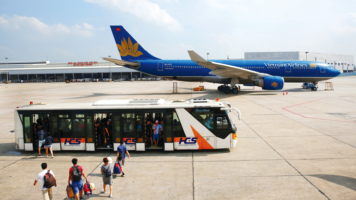 Việt Nam đã nối lại một số đường bay thương mại quốc tế với một số đối tác từ ngày 15/9. Ảnh: Lê Tiên
