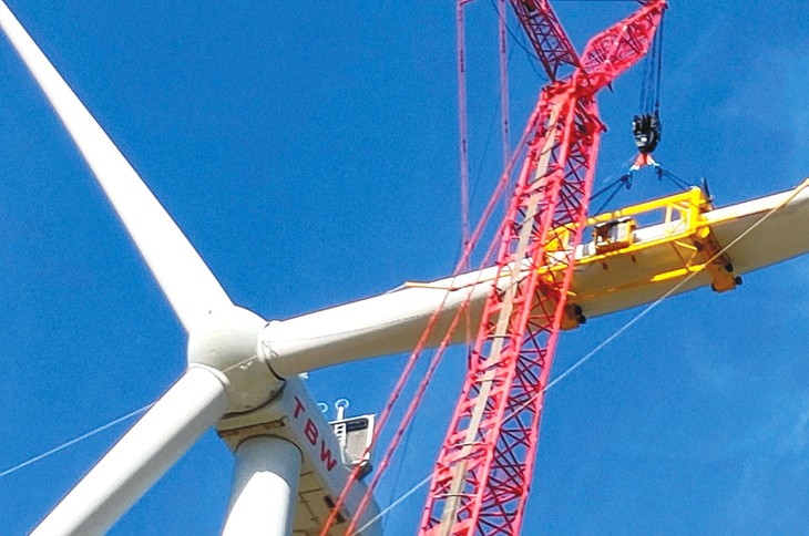 Nhiều dự án điện gió tăng tốc về đích