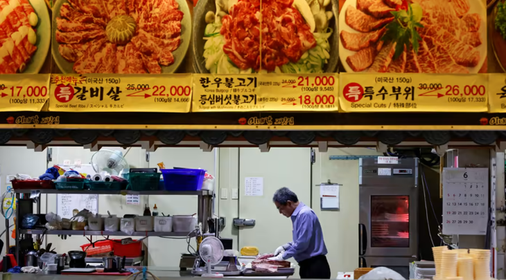 Một nhà hàng ở Seoul, Hàn Quốc - Ảnh: Reuters