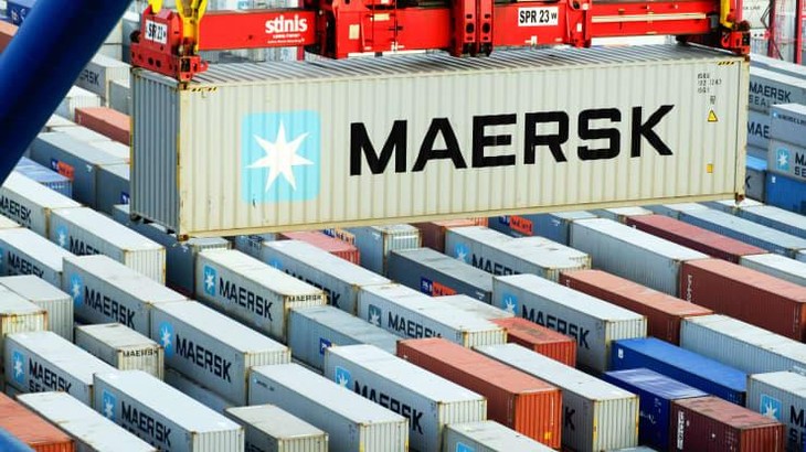 Maersk cảnh báo nhu cầu vận tải container đường biển suy yếu
