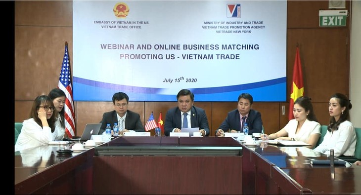 Hội nghị giao thương trực tuyến thúc đẩy thương mại Việt Nam - Hoa Kỳ (ảnh: MK)