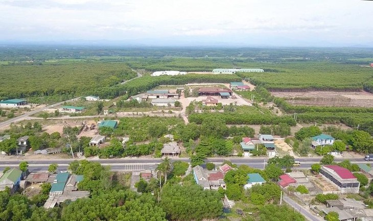 Khu công nghiệp Tây Bắc Hồ Xá (ảnh: Cổng TTĐT huyện Vĩnh Linh, tỉnh Quảng Trị)