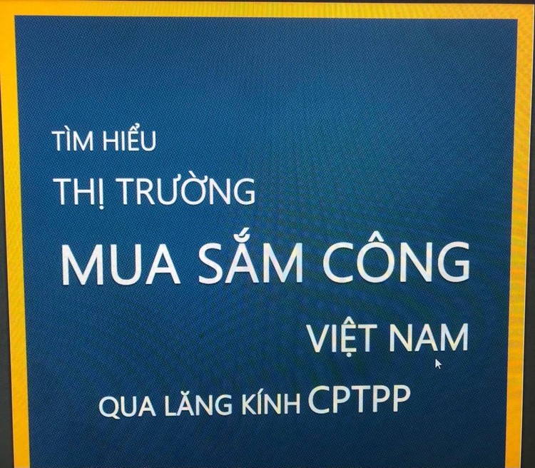 Ra mắt sổ tay Tìm hiểu thị trường mua sắm công Việt Nam qua lăng kính CPTPP ảnh 1