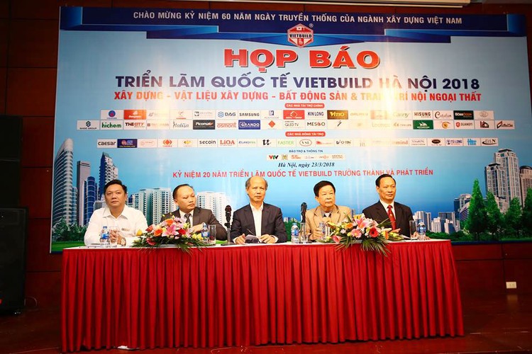 Gần 500 doanh nghiệp tham dự Vietbuild Hà Nội 2018