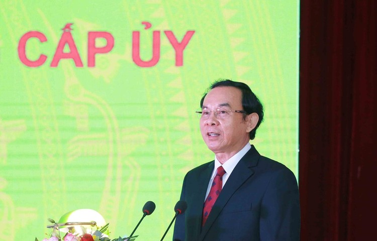 Ông Nguyễn Văn Nên được bầu giữ chức Bí thư Thành ủy TP. Hồ Chí Minh khóa XI. Ảnh: TTXVN
