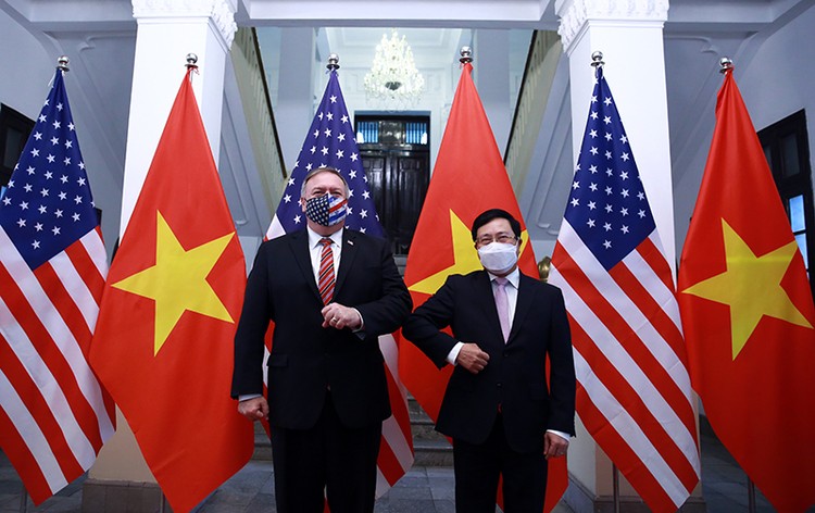 Phó Thủ tướng, Bộ trưởng Bộ Ngoại giao Phạm Bình Minh đón, hội đàm Ngoại trưởng Hoa Kỳ ảnh 1