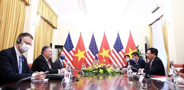 Phó Thủ tướng, Bộ trưởng Bộ Ngoại giao Phạm Bình Minh đón, hội đàm Ngoại trưởng Hoa Kỳ ảnh 4