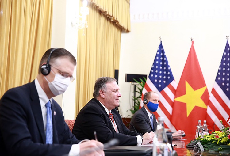 Phó Thủ tướng, Bộ trưởng Bộ Ngoại giao Phạm Bình Minh đón, hội đàm Ngoại trưởng Hoa Kỳ ảnh 5