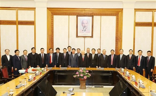 Tổng Bí thư, Chủ tịch nước Nguyễn Phú Trọng trao Quyết định phân công Ủy viên Bộ Chính trị ảnh 2