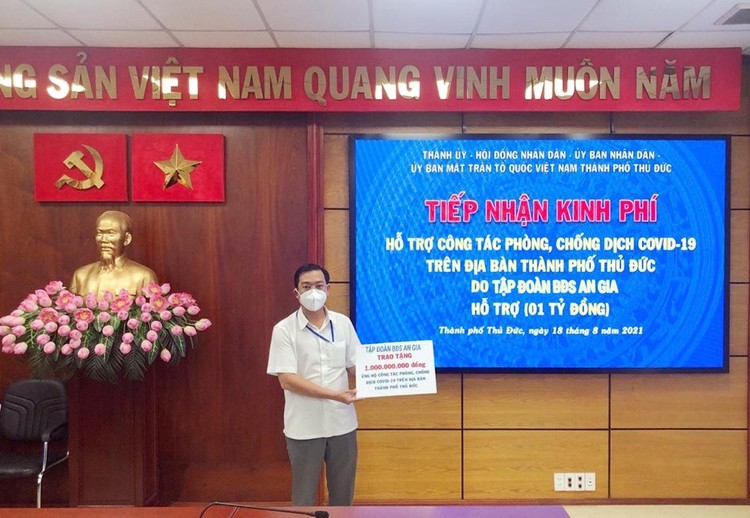 An Gia tiếp tục ủng hộ 7 tỷ đồng cho công tác phòng, chống dịch tại tỉnh Bà Rịa - Vũng Tàu ảnh 1