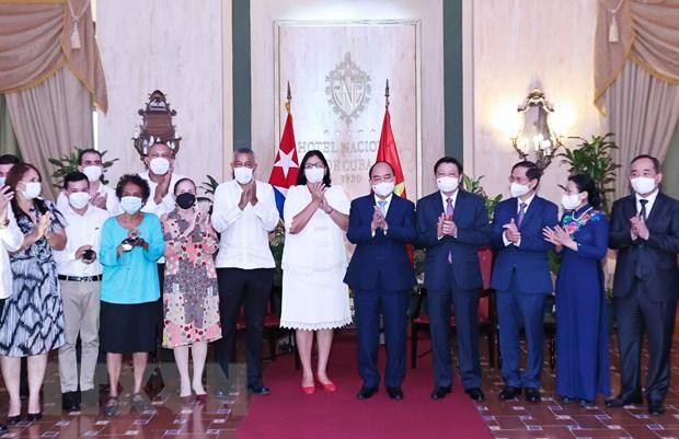 Chủ tịch nước tiếp lãnh đạo các tổ chức hữu nghị Cuba - Việt Nam ảnh 1