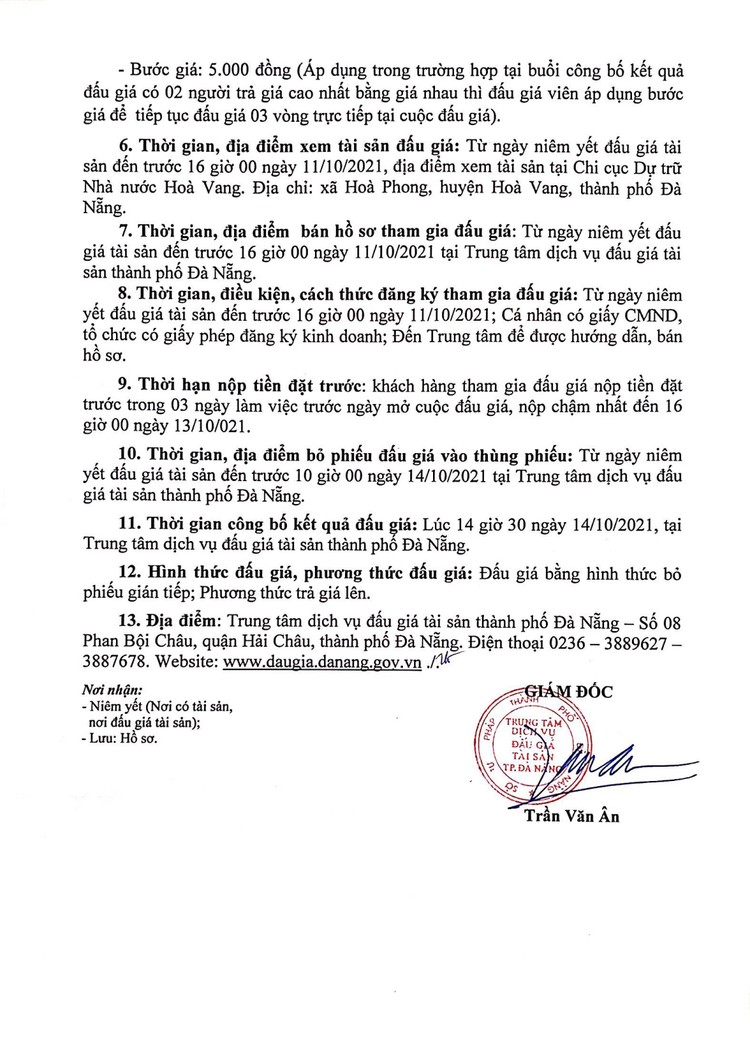 Ngày 14/10/2021, đấu giá mặt nạ phòng độc, bộ cung cấp nguồn độc lập tại thành phố Đà Nẵng ảnh 3