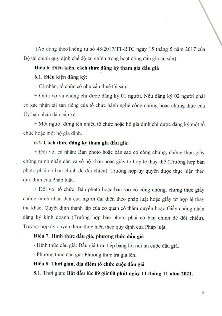 Ngày 11/11/2021, đấu giá cho thuê mặt bằng bán căn tin tại Trường THCS Nguyễn Văn Lo, tỉnh Tiền Giang ảnh 5