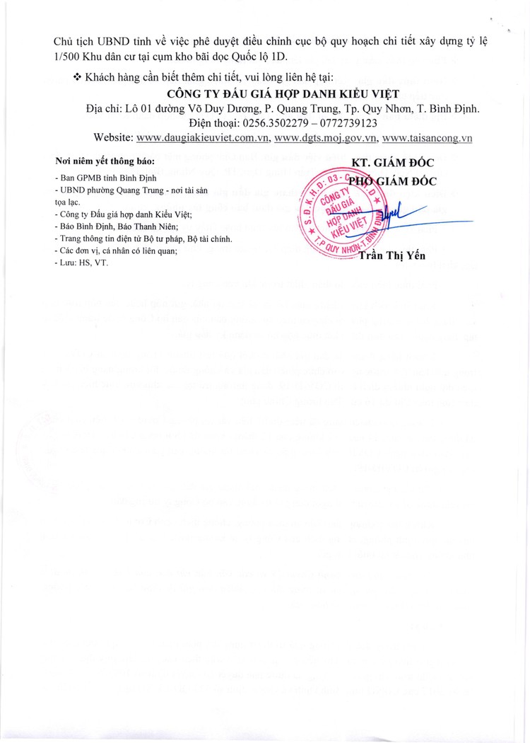 Ngày 25/11/2021, đấu giá quyền sử dụng 15 lô đất tại TP. Quy Nhơn, tỉnh Bình Định ảnh 5