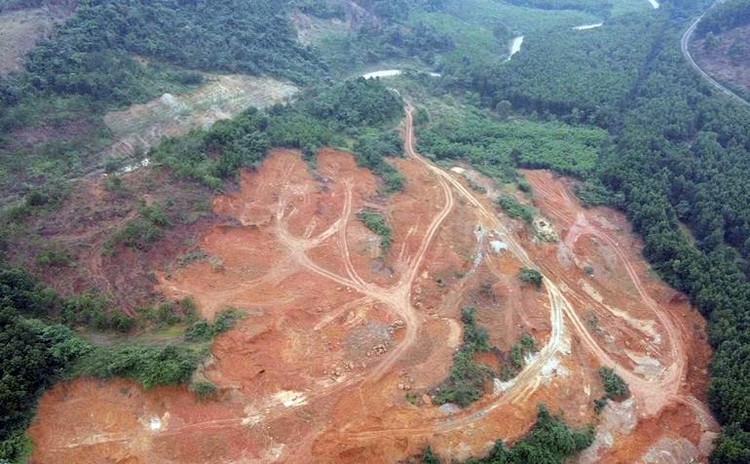 Cận cảnh mỏ khoáng sản lậu quy mô lớn vừa bị phát hiện tại Quảng Bình ảnh 1