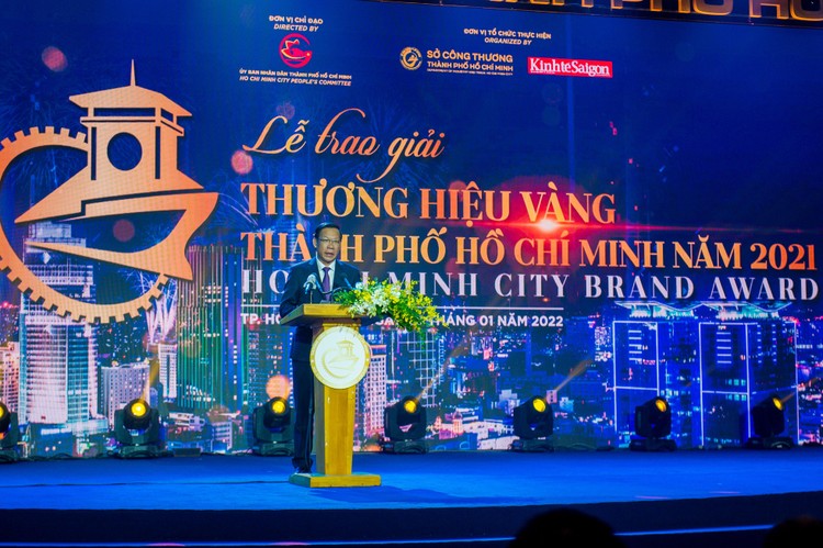 Tập đoàn Hưng Thịnh nhận giải Thương hiệu Vàng TP.HCM 2021 ảnh 1