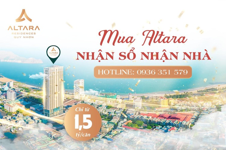 Altara Residences Quy Nhơn đảm bảo quyền lợi cho khách hàng bằng sổ hồng trao tay ảnh 1