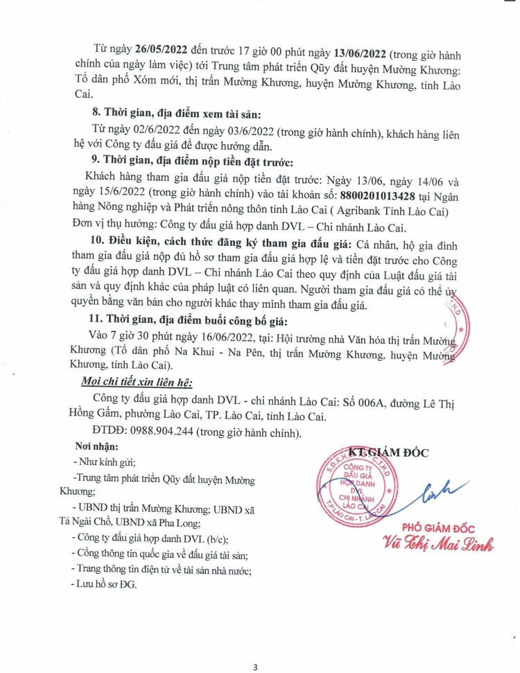 Ngày 16/6/2022, đấu giá quyền sử dụng đất tại huyện Mường Khương, tỉnh Lào Cai ảnh 4