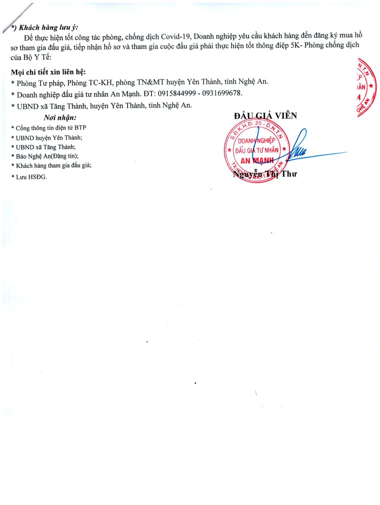 Ngày 11/6/2022, đấu giá quyền sử dụng đất tại huyện Yên Thành, tỉnh Nghệ An ảnh 4