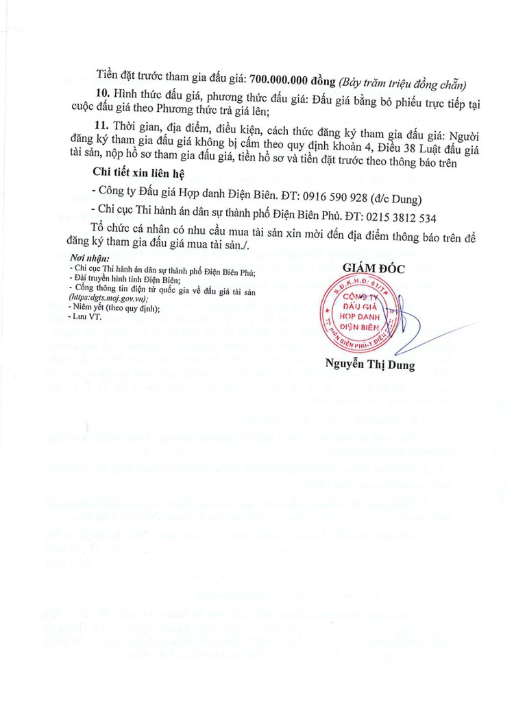 Ngày 8/7/2022, đấu giá quyền sử dụng đất tại thành phố Điện Biên Phủ, tỉnh Điện Biên ảnh 3