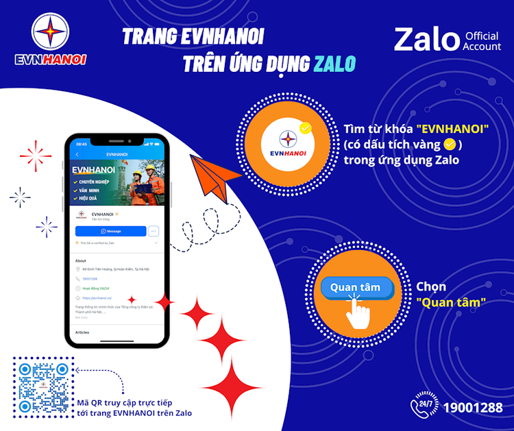Hà Nội: Khách hàng nhận thông báo tiền điện và thanh toán qua Zalo ảnh 2