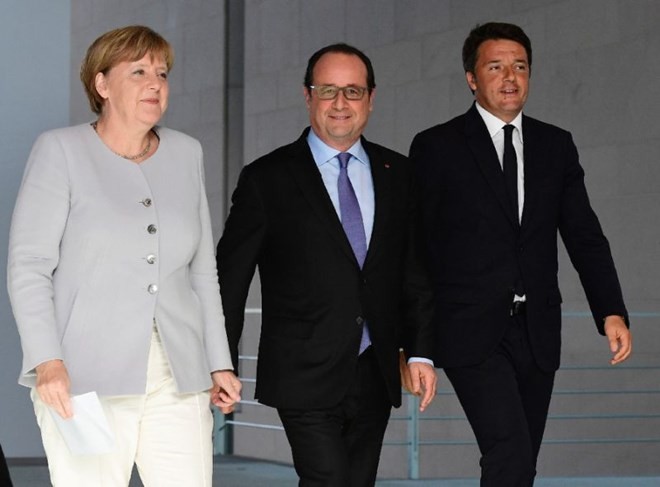Italy, Đức, Pháp nhóm họp thảo luận về tương lai EU hậu Brexit ảnh 1