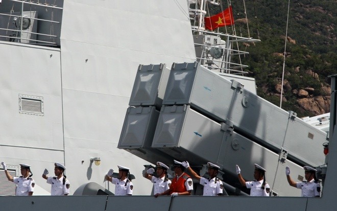 3 chiến hạm Hải quân Trung Quốc cập cảng Cam Ranh ảnh 7