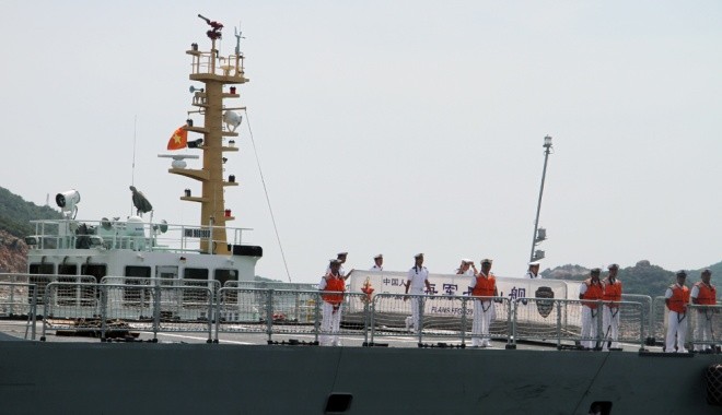 3 chiến hạm Hải quân Trung Quốc cập cảng Cam Ranh ảnh 9